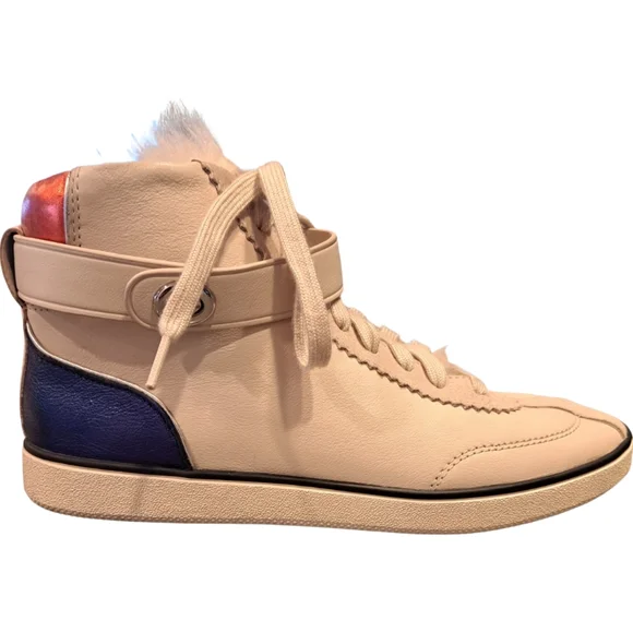 Coach Light Brown Leather High Tops (size 9) Coach | Shoes | Coach Hightop Sneakers Mens Size 9 Womens 5  main image 3
